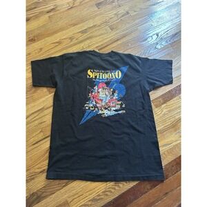 Vintage Grateful Dead Night Of The Living Red Spitoono T-Shirt Size 2XL Black